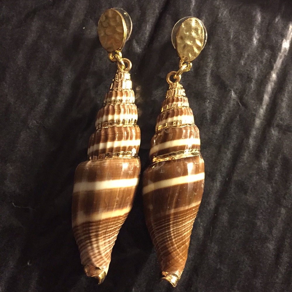 Seashell earrings 🐚